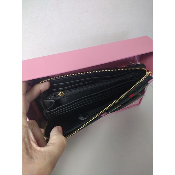 Betsey Johnson Cherry~ Multi- Piece Set~Satchel~ Bag~Charm & Wallet New In Box - Picture 7 of 8